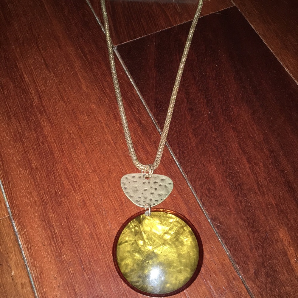 💜💜NWT gold NECKLACE with MEDALLION💜💜